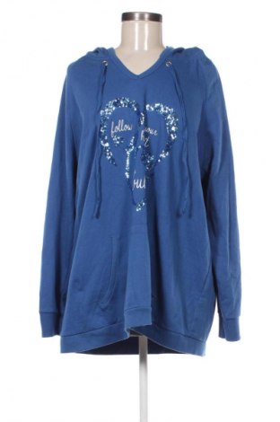 Dámska mikina  Yessica, Veľkosť 3XL, Farba Modrá, Cena  15,68 €
