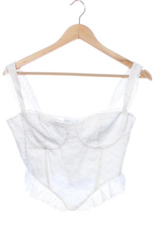 Damentop Bershka, Größe L, Farbe Weiß, Preis € 30,99