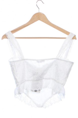Damentop Bershka, Größe L, Farbe Weiß, Preis € 30,99