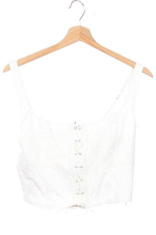Top de femei Bershka, Mărime L, Culoare Ecru, Preț 145,99 Lei