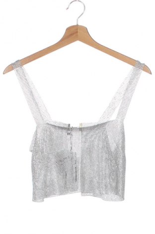 Damentop Boohoo, Größe M, Farbe Silber, Preis € 24,00