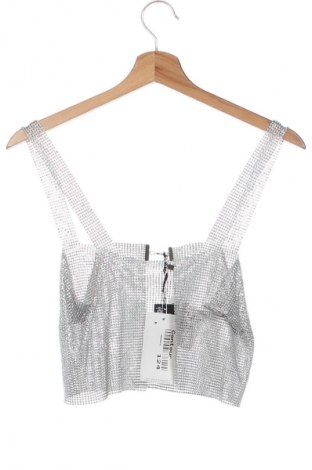 Damentop Boohoo, Größe M, Farbe Silber, Preis € 24,00