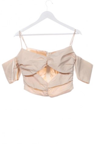 Bluzka damska Elisabetta Franchi, Rozmiar L, Kolor Beżowy, Cena 305,43 zł