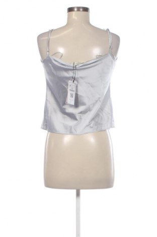 Γυναικείο τοπ Stradivarius, Μέγεθος M, Χρώμα Ασημί, Τιμή 10,99 €