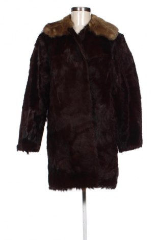 Дамско кожено палто Unbranded, Размер L, Цвят Кафяв, Цена 109,92 €
