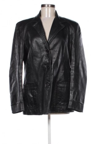 Damen Ledermantel Unbranded, Größe L, Farbe Schwarz, Preis 109,91 €