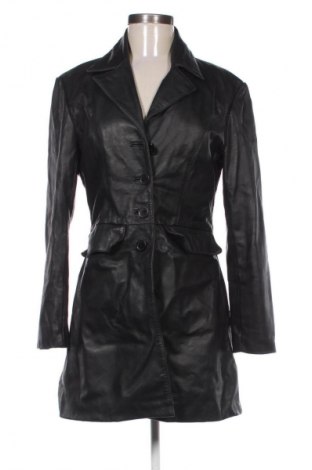 Damen Ledermantel Unbranded, Größe M, Farbe Schwarz, Preis 110,00 €