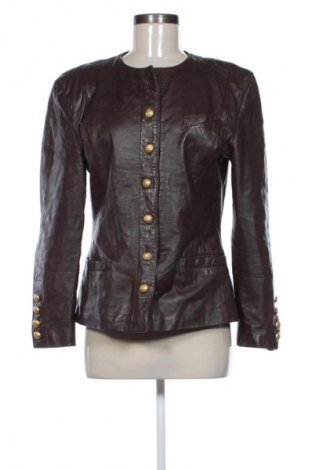 Γυναικείο δερμάτινο μπουφάν Alba Moda, Μέγεθος M, Χρώμα Καφέ, Τιμή 51,99 €