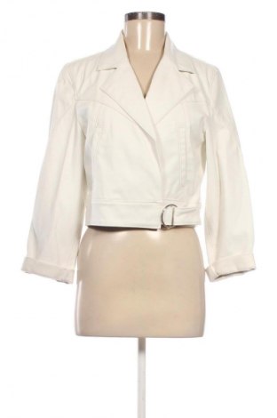 Dámská kožená bunda  Bershka, Velikost S, Barva Bílá, Cena  850,00 Kč