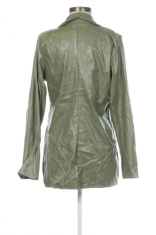 Dámska kožená bunda  Boohoo, Veľkosť M, Farba Zelená, Cena  18,95 €