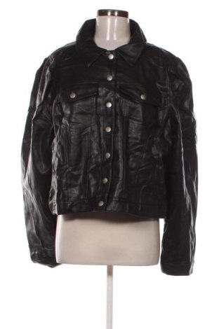Geacă de piele pentru femei City Chic, Mărime XL, Culoare Negru, Preț 241,99 Lei