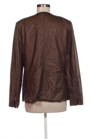 Γυναικείο δερμάτινο μπουφάν Clarina Collection, Μέγεθος L, Χρώμα Καφέ, Τιμή 18,99 €