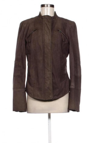 Γυναικείο δερμάτινο μπουφάν Edc By Esprit, Μέγεθος L, Χρώμα Γκρί, Τιμή 66,56 €