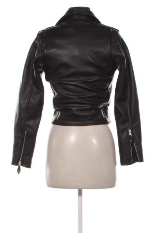 Γυναικείο δερμάτινο μπουφάν Gaudi, Μέγεθος XS, Χρώμα Μαύρο, Τιμή 79,99 €