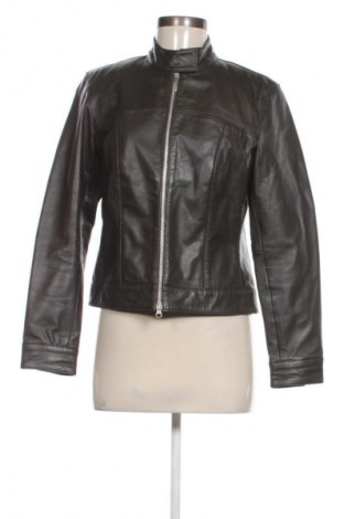 Γυναικείο δερμάτινο μπουφάν Helline, Μέγεθος M, Χρώμα Καφέ, Τιμή 18,99 €