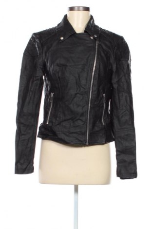 Damen Lederjacke Just Jeans, Größe M, Farbe Schwarz, Preis 21,99 €