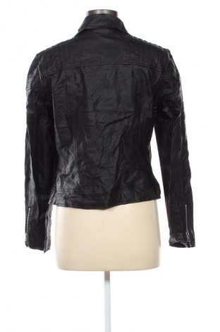 Damen Lederjacke Just Jeans, Größe M, Farbe Schwarz, Preis 21,99 €