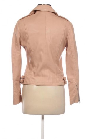 Dámská kožená bunda  Mango, Velikost XS, Barva Popelavě růžová, Cena  2 450,00 Kč