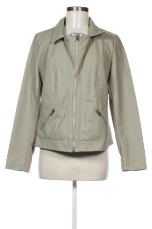 Γυναικείο δερμάτινο μπουφάν Ms Mode, Μέγεθος XL, Χρώμα Πράσινο, Τιμή 21,99 €