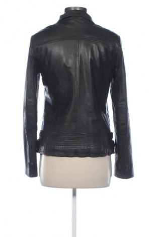 Γυναικείο δερμάτινο μπουφάν Naf Naf, Μέγεθος S, Χρώμα Μαύρο, Τιμή 66,00 €