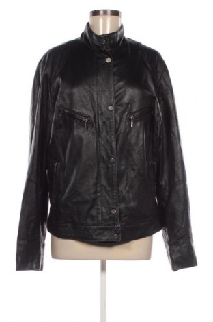 Γυναικείο δερμάτινο μπουφάν Oltre, Μέγεθος XL, Χρώμα Μαύρο, Τιμή 81,99 €