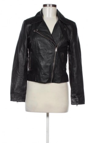 Дамско кожено яке Pieces, Размер S, Цвят Черен, Цена 104,81 €