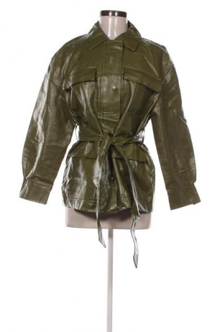 Geacă de piele pentru femei Princess Polly, Mărime XS, Culoare Verde, Preț 91,99 Lei