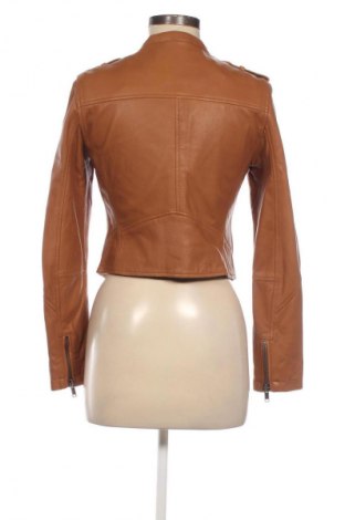 Geacă de piele pentru femei Reserved, Mărime M, Culoare Maro, Preț 260,66 Lei