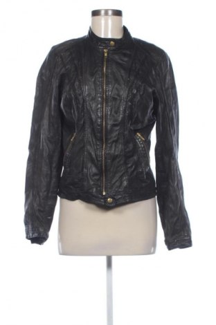 Γυναικείο δερμάτινο μπουφάν Rock'n Blue, Μέγεθος M, Χρώμα Μαύρο, Τιμή 76,99 €