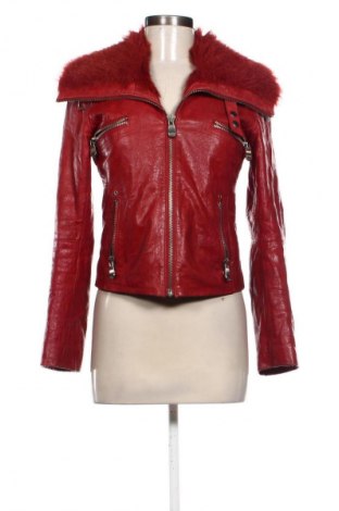 Damen Lederjacke Rock'n Blue, Größe XS, Farbe Rot, Preis 98,54 €