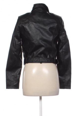Γυναικείο δερμάτινο μπουφάν Sinsay, Μέγεθος L, Χρώμα Μαύρο, Τιμή 30,00 €