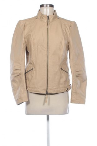 Γυναικείο δερμάτινο μπουφάν Together, Μέγεθος M, Χρώμα  Μπέζ, Τιμή 41,99 €