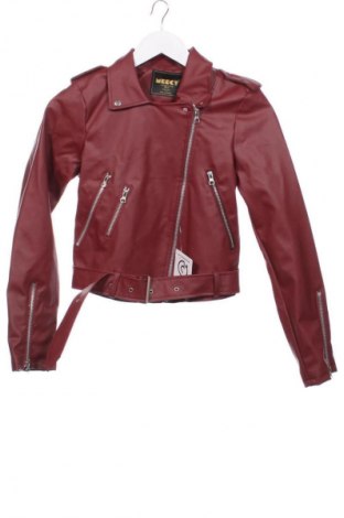Γυναικείο δερμάτινο μπουφάν Unbranded, Μέγεθος S, Χρώμα Κόκκινο, Τιμή 29,73 €