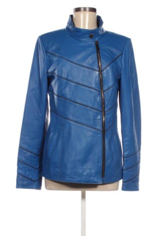 Geacă de piele pentru femei Unbranded, Mărime XL, Culoare Albastru, Preț 491,24 Lei