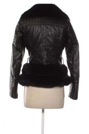 Geacă de piele pentru femei Unbranded, Mărime M, Culoare Negru, Preț 156,40 Lei