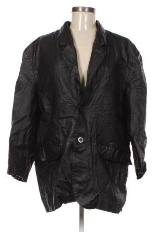 Дамско кожено яке Unbranded, Размер XXL, Цвят Черен, Цена 38,34 €
