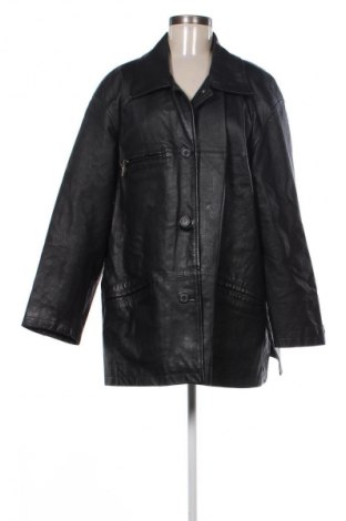 Γυναικείο δερμάτινο μπουφάν Unbranded, Μέγεθος XXL, Χρώμα Μαύρο, Τιμή 49,68 €