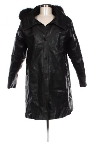 Geacă de piele pentru femei Unbranded, Mărime S, Culoare Negru, Preț 156,40 Lei