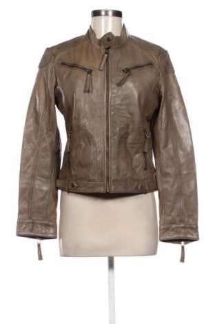 Γυναικείο δερμάτινο μπουφάν Unbranded, Μέγεθος XS, Χρώμα  Μπέζ, Τιμή 50,00 €