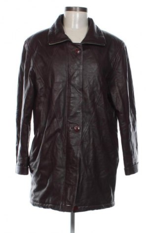 Дамско кожено яке Unbranded, Размер L, Цвят Кафяв, Цена 41,41 €