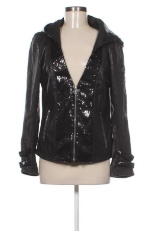 Γυναικείο δερμάτινο μπουφάν Unbranded, Μέγεθος M, Χρώμα Μαύρο, Τιμή 50,99 €