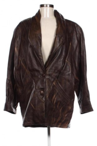 Damska kurtka skórzana Unbranded, Rozmiar M, Kolor Brązowy, Cena 490,30 zł