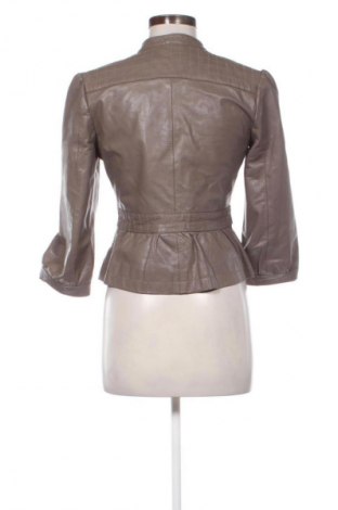 Damen Lederjacke VILA, Größe M, Farbe Grau, Preis 56,97 €