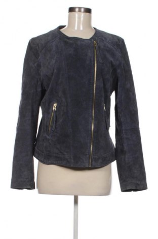 Γυναικείο δερμάτινο μπουφάν Vavite, Μέγεθος L, Χρώμα Γκρί, Τιμή 49,99 €