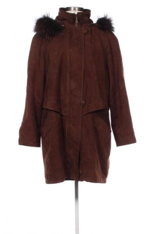 Γυναικείο δερμάτινο μπουφάν Your Sixth Sense, Μέγεθος M, Χρώμα Καφέ, Τιμή 50,00 €