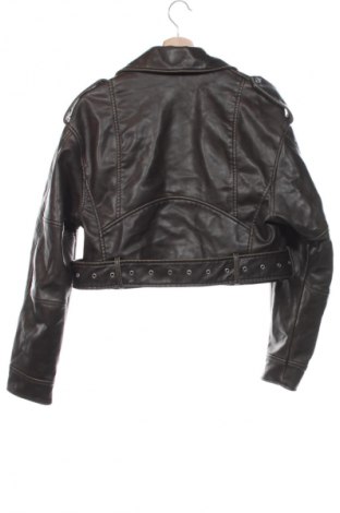 Γυναικείο δερμάτινο μπουφάν Zara, Μέγεθος XS, Χρώμα Πράσινο, Τιμή 21,99 €