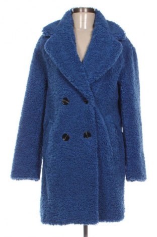 Damski płaszcz Bershka, Rozmiar XS, Kolor Niebieski, Cena 165,99 zł