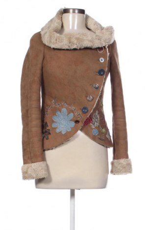 Dámsky kabát  Desigual, Veľkosť S, Farba Hnedá, Cena  77,00 €