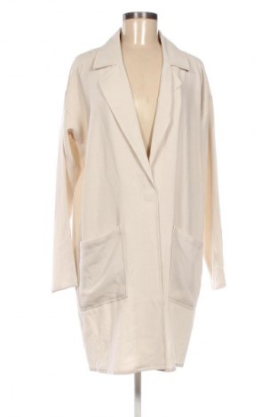 Damenmantel Free Quent, Größe L, Farbe Ecru, Preis 111,45 €