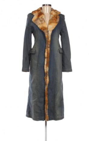 Damski płaszcz Koton, Rozmiar M, Kolor Niebieski, Cena 316,15 zł